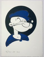 Portrait of Popeye In Silhouette